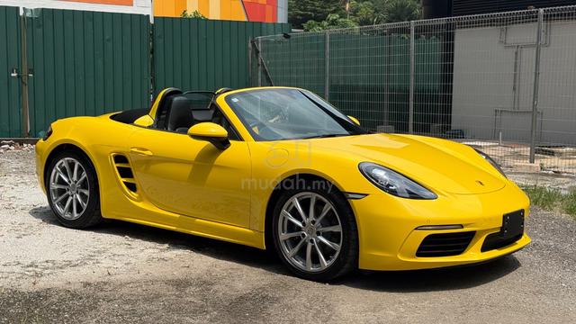 5A 7k km Yellow 2022 Porsche BOXSTER 2.0 718 - 2