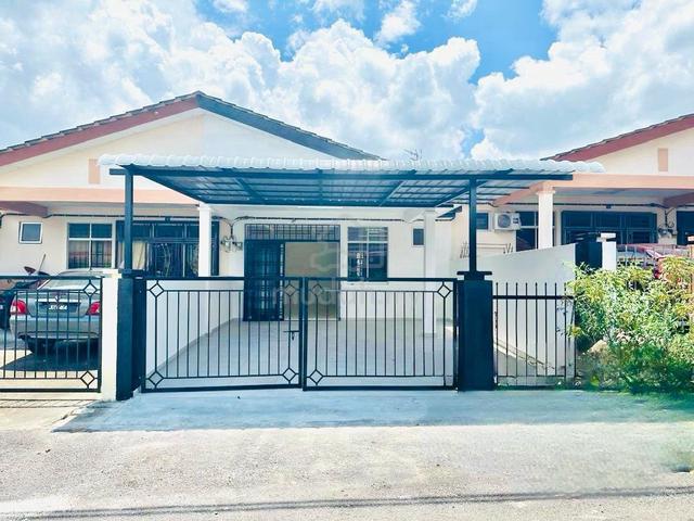 1-storey Terraced House for Sale, 3 Bedroom, 1400 sq.ft, Kluang, Johor ...
