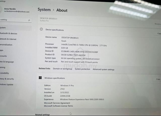 Surface Pro 5 Used - photo 3 of 6