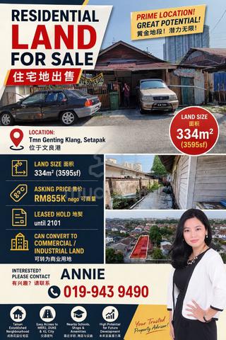 Setapak Residential Land For Sale 1