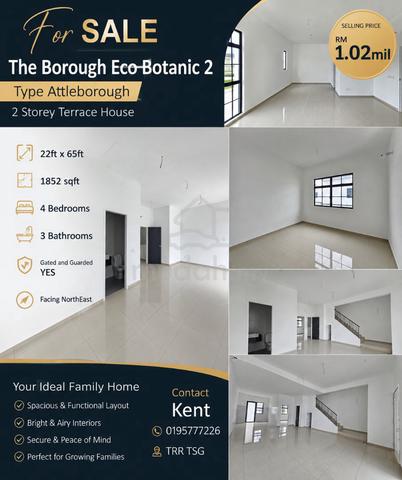 Eco Botanic 2 Double Storey Terrace House 1
