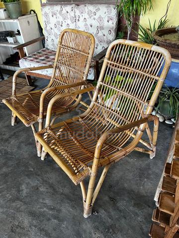 Vintage antique rattan chair + topper - photo 3 of 6