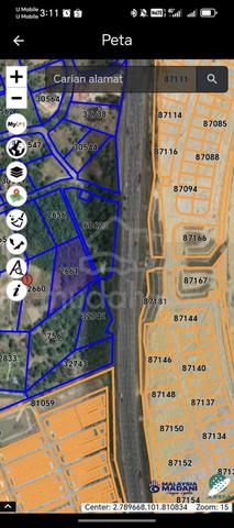 Tanah Nilai Bersebelahan Highway Plus untuk Dijual 1