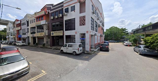 wangsa maju 3 sty shop-corner lot 26x75 -jalan 3/27f - near lrt 1