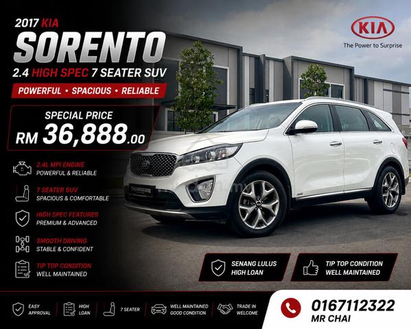 -2017 Kia SORENTO 2.4 HIGH SPEC SUV (A) FULL LOAN - 1