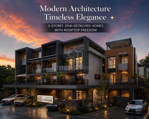 New Kobusak Penampang Luxury 3 Storey Semi.Detached House for Sale 1