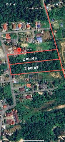 4 acres Agricultural Land, Batang benar Nilai, Tar Road 1