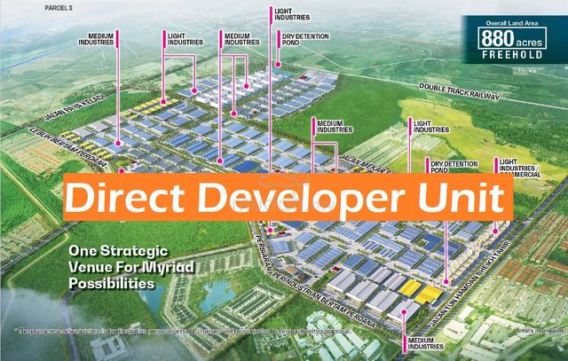 Bertam with Infrastructure Ready to Build Industrial Land for Sales 1