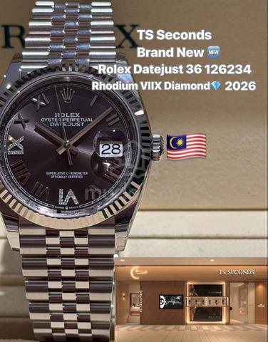 Rolex Datejust 36mm 126234 Rhodium Diamonds 2026 - photo 3 of 5