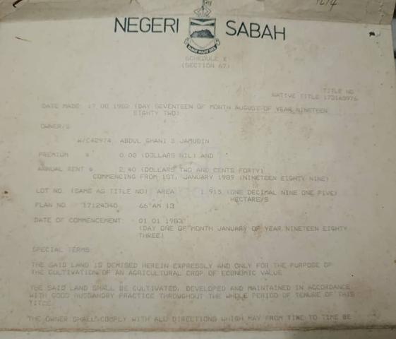NT Land at Membakut For Sales 2