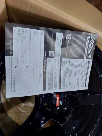 rim 18x9.5JJ RAYS 57CR JAPAN TOYOTA GT86 GR86 BRZ - photo 6 of 6