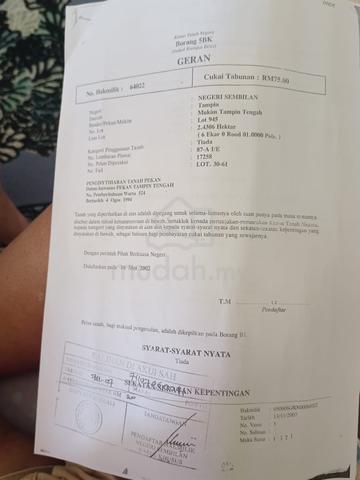 Tanah area tampin 6acre 4