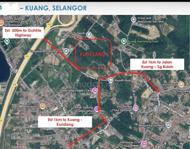Tanah Kuang, Sg Buloh Near Highway Guthrie ( High Potential Investemen 1