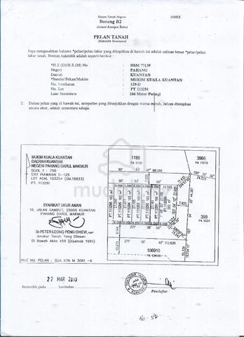 Kedai bawah untuk disewa, Tg Lumpur, Kuantan 1
