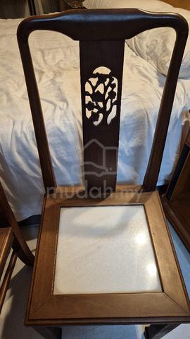 Imported Thai Solid Wood Oriental Dining Chairs - photo 2 of 6