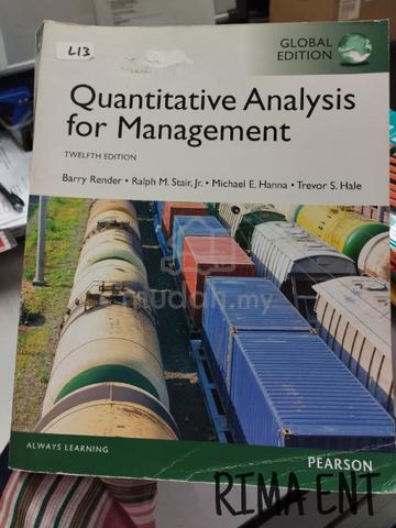 QUANTITATIVE ANALYSIS BOOKS visual data 3