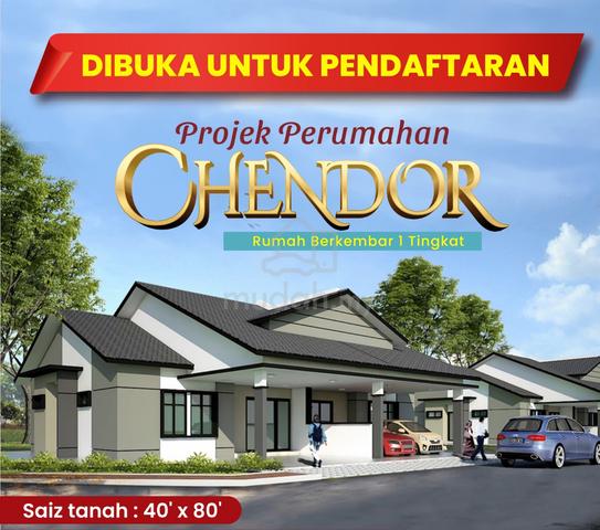 Rumah Berkembar Setingkat @Perumahan Chendor 1