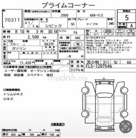 2025 Honda CIVIC 2.0 Type R FL5 2790km 5AA UNREG - 3