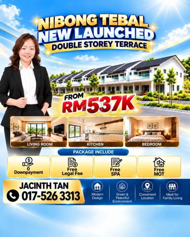 Nibong Tebal New Launched Double Storey Terrace Project 1