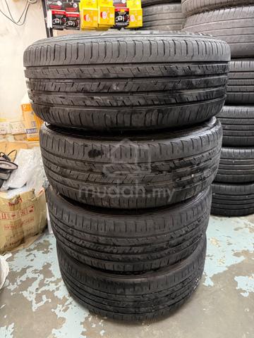 Rim te37 matt black 15 inch tayar 70% blm flx alza - photo 6 of 6