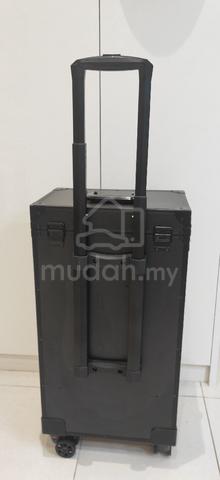 make up bag 专业多层大容量拉杆化妆箱铝合金纹绣美甲工具箱跟妆师外出专用箱 - photo 4 of 5
