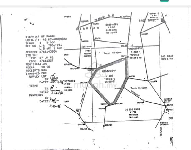 Sabah Ranau Agricultural Freehold Land For Sale 1