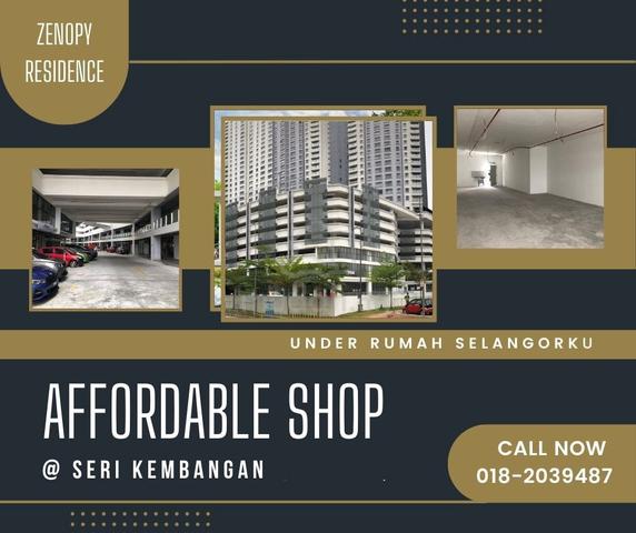 Low cost shop ( under LPHS) @ Zenopy residence @ seri Kembangan 1