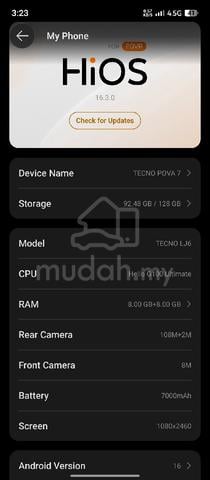 fhone tecno pova 7  - photo 2 of 3