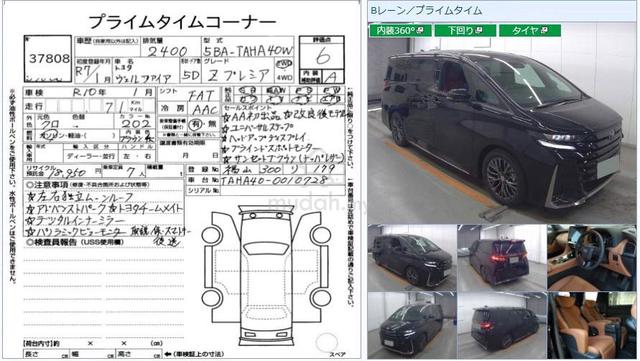 2025 Toyota VELLFIRE 2.4 Z PREMIER NEW Car-6A Unrg - 2