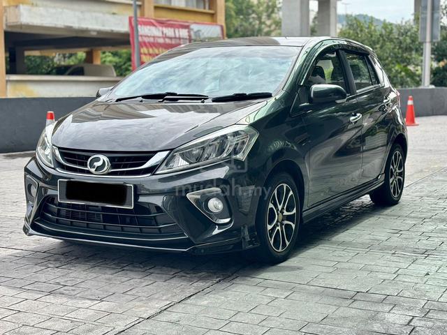2017 Myvi 1.5H (A)1 Owner🔝 No Accident💯 Black🔥 - 1