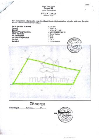 Tanah untuk dijual di belakang Taman Simfoni 1
