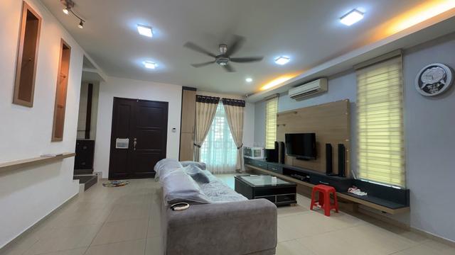 Fully Furnished, Double Storey Terrace End Lot for Sale, Taman Indah 1