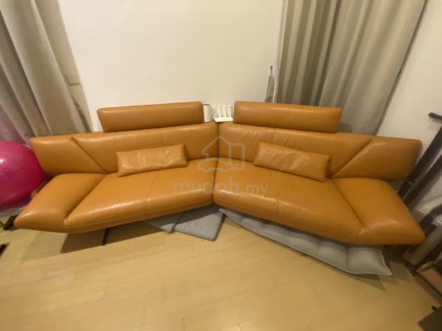 rozel leather sofa - Furniture & Decoration for sale in Putra Heights ...