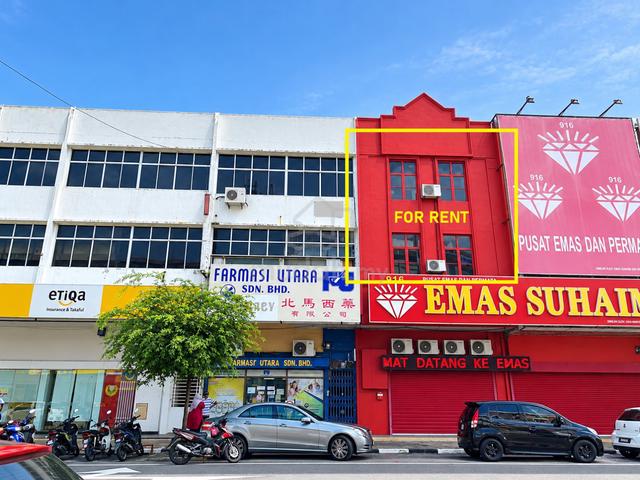 JALAN KOTA, ALOR SETAR Shophouse FOR RENT Lokasi Strategik dalam Pekan 1