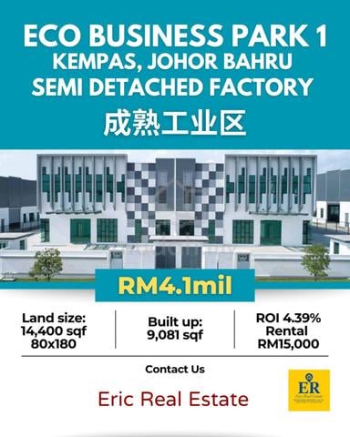 Eco Business Park 1. Semi Detached Factory For Sale (ROI 4.39%) 1