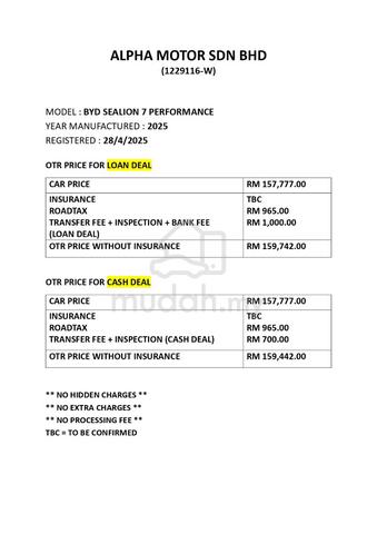 2025 Byd SEALION 7 PERFORMANCE WARRANTY BYD PROMO - 3