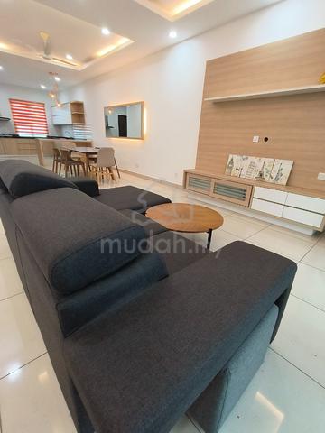Gated/fully reno and furnished Villa Permai near to kota permai 1