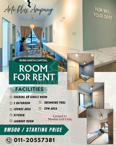 ROOM FOR RENT @ Arte Plus Ampang 1