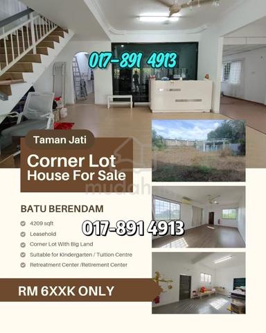 Batu Berendam Taman Jati 2sty Corner Lot House Big Land Infineon Texas 1