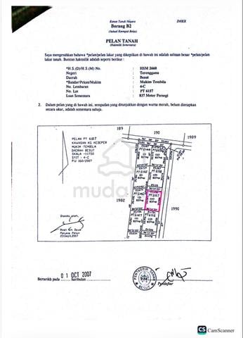 Tanah di Tembila untuk dijual 1
