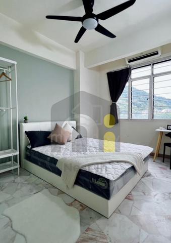 Medium Room Bukit Jambul | Free Parking | Near Bayan Baru & USM 1