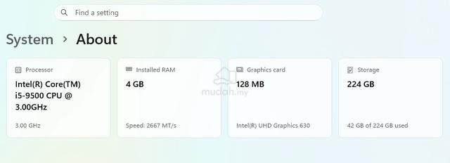 HP ProDesk 400 G6 SFF i5-9500 
4GB DDR4 Ram 240GB  - photo 3 of 4