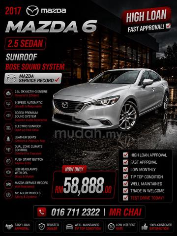 -2017 Mazda 6 2.5 SUNROOF BOSE FACELIFT (A) F/LOAN - 1