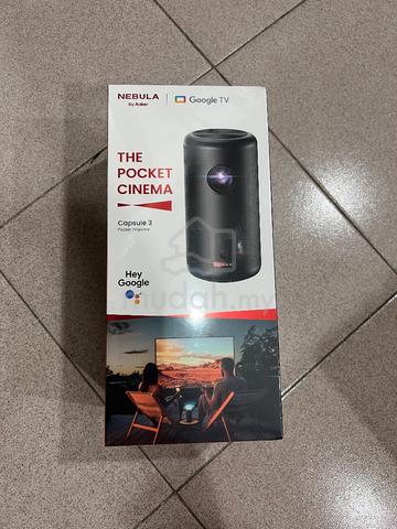 本日限定　NEBULA THE POCKET CINEMA Capsule 3 Nebula Capsule 3 GTV Projector, 1080p Smart Mini Projector