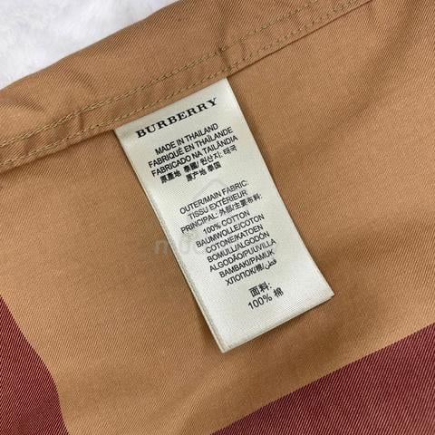 Burberry Brown Checkered Full Logo Shirt - photo 4 of 4