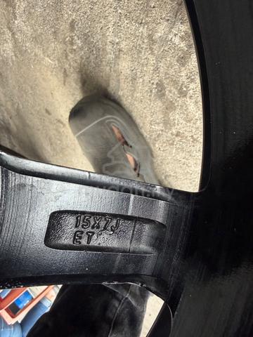 Rim te37 hitam 15 inch gloss black like new - photo 6 of 6