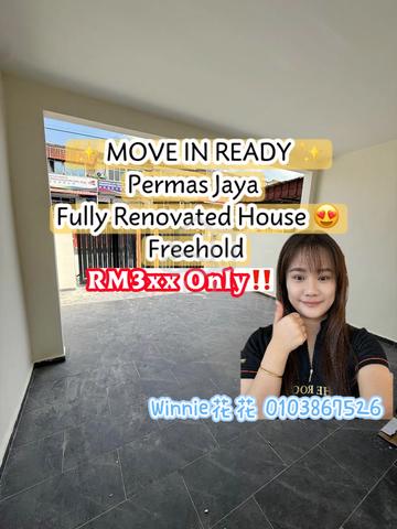 PERMAS JAYA RENOVATED HOUSE Double Storey Low Cost (w13) 1