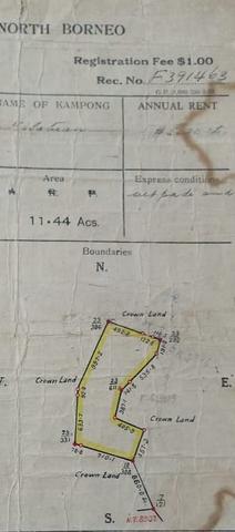 kg lansat, kelatuan. nt 11.44 ekar 1