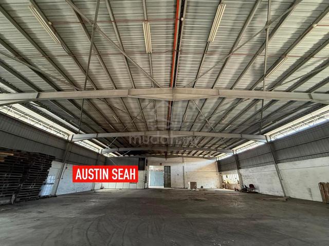 BUKIT MINYAK FACTORY For RENT, BIG COVERED AREA, 1 ACRE LAND, RARE 1