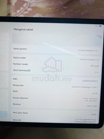 Huawei MatePad 11.5 128GB + Keyboard - photo 3 of 4